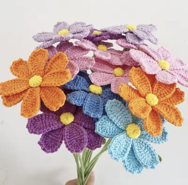 Handmade Knitting Galsang Flower