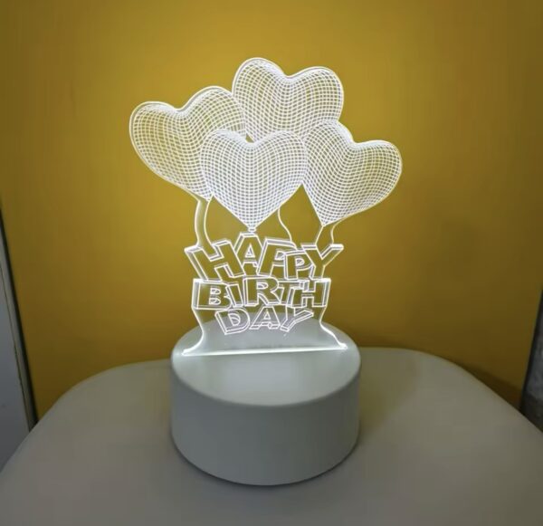 Romantic Love 3D Acrylic Led Lights - Image 2