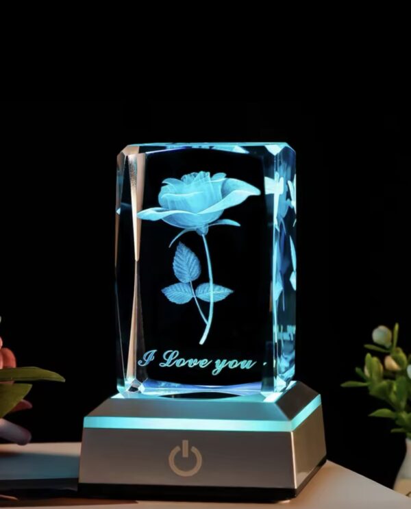 Exquisite Vibrant LED Rose Night Light