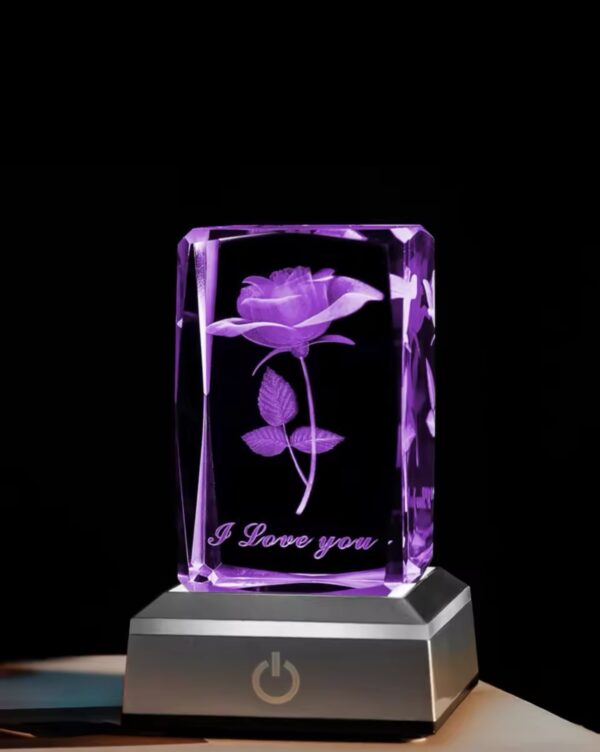 Exquisite Vibrant LED Rose Night Light - Image 2