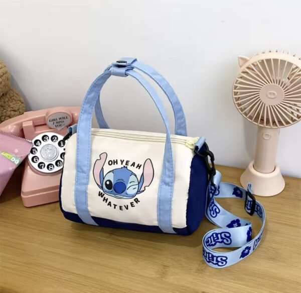 Disney Stitch Canvas Bucket Bag - Image 2