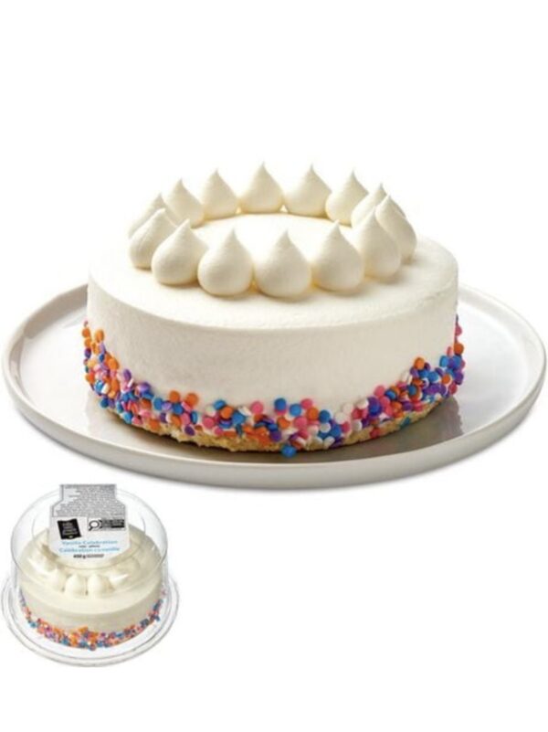 Fresh Market Vanilla Celebration Cake, 450 g