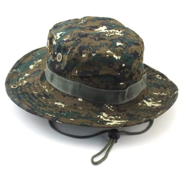 Outdoor Camouflage Fisherman Hat Tactical Training Expansion Breathable Military Training Camping Sunscreen Hat - Image 4