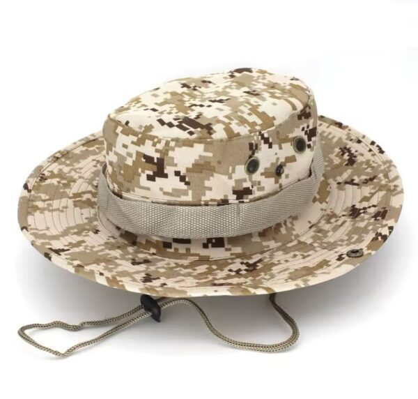 Outdoor Camouflage Fisherman Hat Tactical Training Expansion Breathable Military Training Camping Sunscreen Hat - Image 6