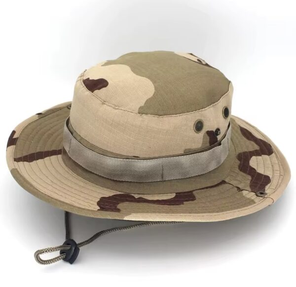 Outdoor Camouflage Fisherman Hat Tactical Training Expansion Breathable Military Training Camping Sunscreen Hat - Image 2