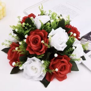 New Artificial Flower Balls Silk Rose Flower Bouquet