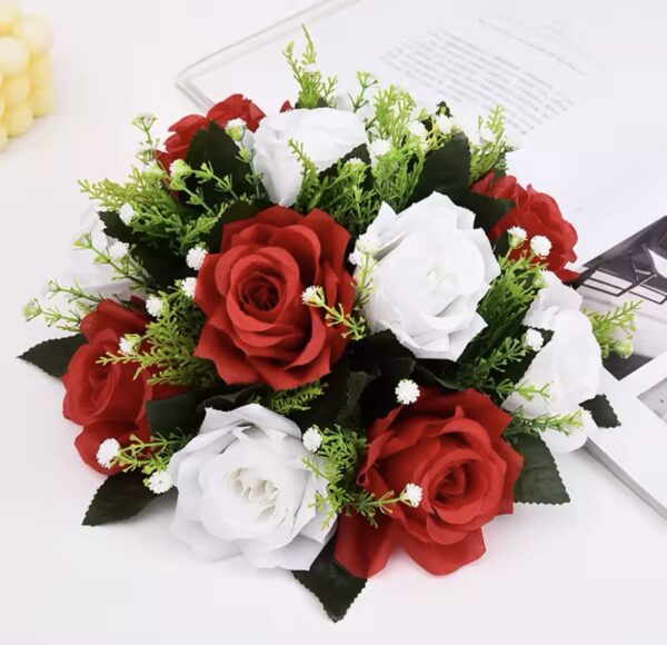 New Artificial Flower Balls Silk Rose Flower Bouquet